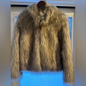 Faux fur coat